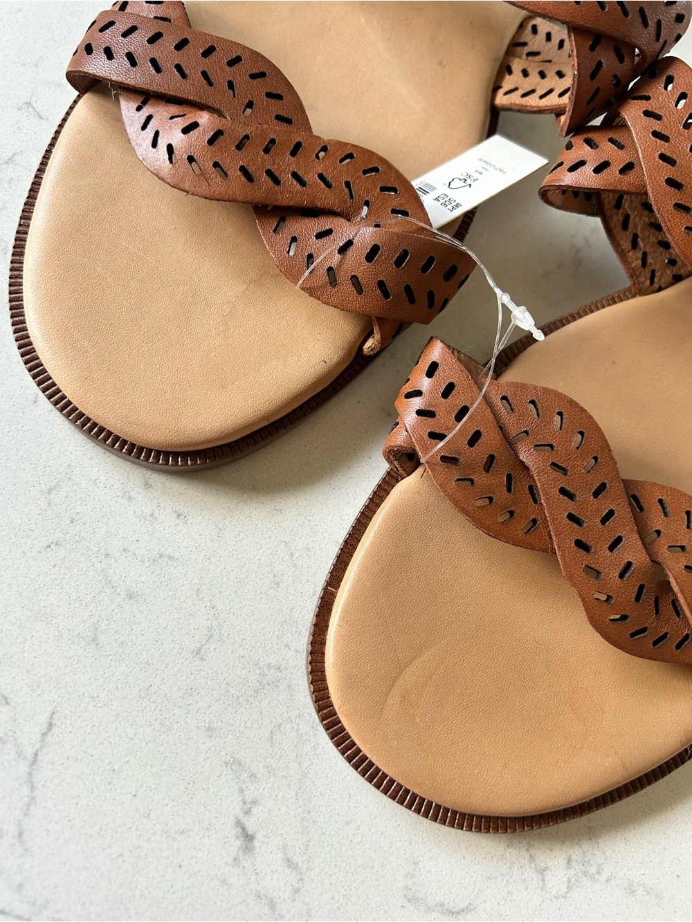 NWT Madewell Cora Leather Slide Sandals - Picture 6 of 12